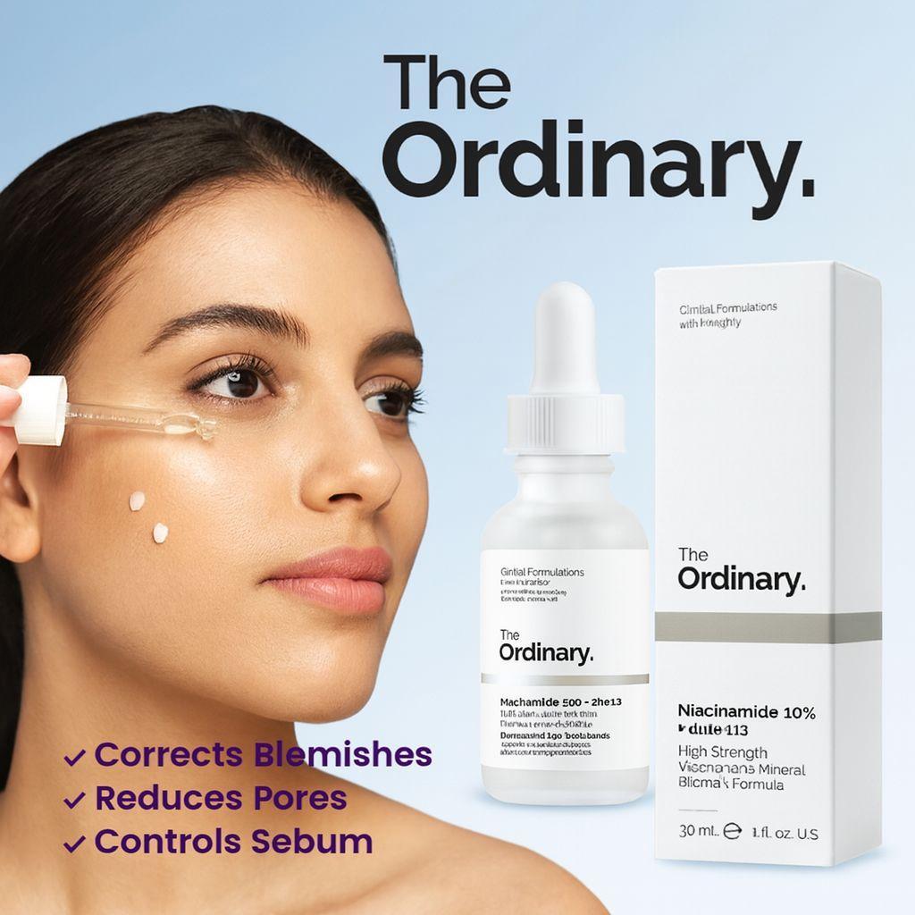 Niacinamide Serum 30ml – Skin Brightening, Dark Spot Removal, Anti Acne & Whitening Serum for Glowing Skin.