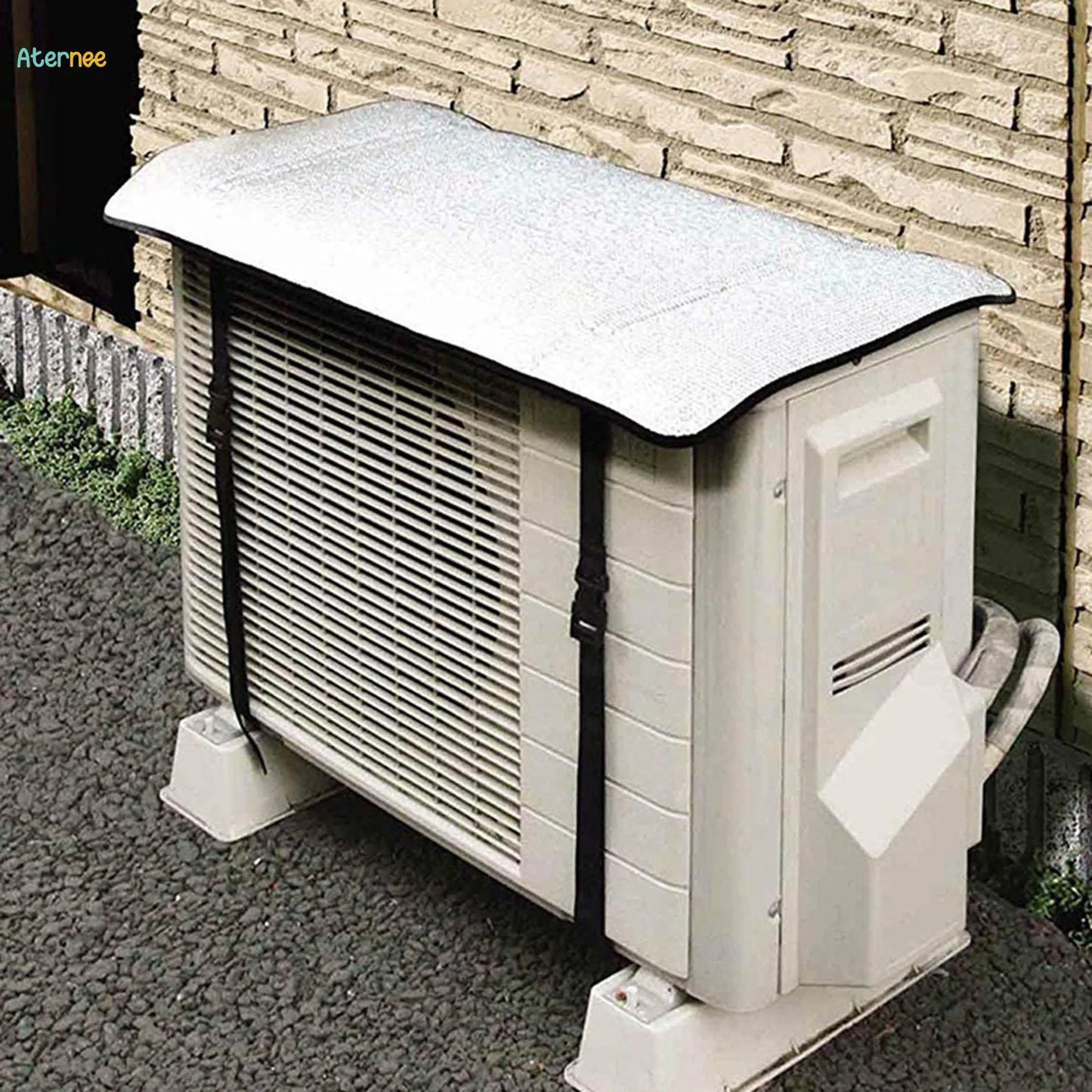 AC Outdoor Unit Protector Heat Insulation Sunlight Shade Cover – 36 Inches | Weather Resistant Air Conditioner Protection Cover
